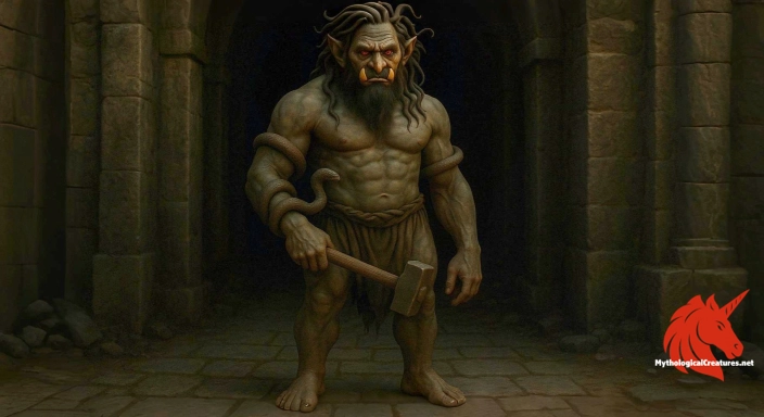 Depiction of Charun Discover another mythical creature