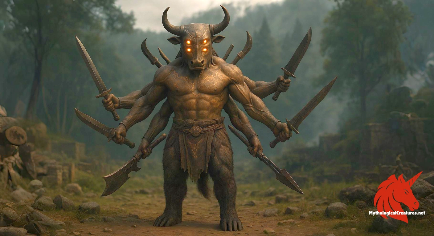 Chiyou - Chiyou embodies the duality of destruction and protection in warfare, symbolizing both the chaotic forces of battle and the strategic might of ancient tribal leadership.