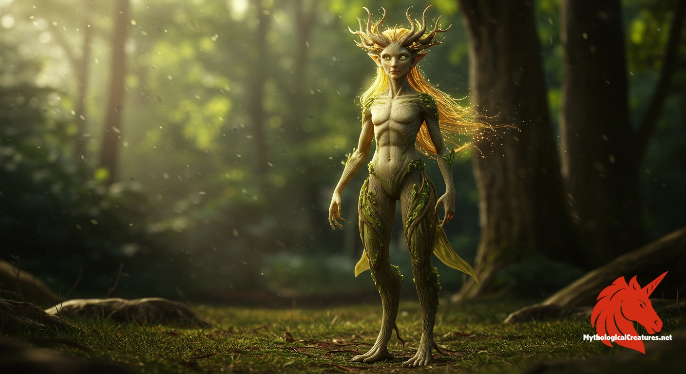 Chrysopeleia - Represents the eternal bond between nature and the divine, highlighting the symbiotic relationship between trees and their spirits. Chrysopeleia - Represents the eternal bond between nature and the divine, highlighting the symbiotic relationship between trees and their spirits.