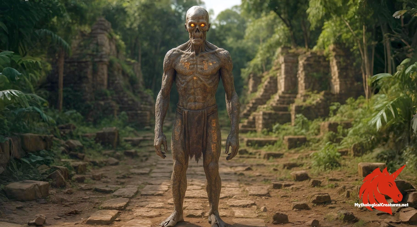 Cizin - Central to Maya beliefs surrounding death and seismic phenomena, Cizin symbolises the cyclical nature of life and decay.