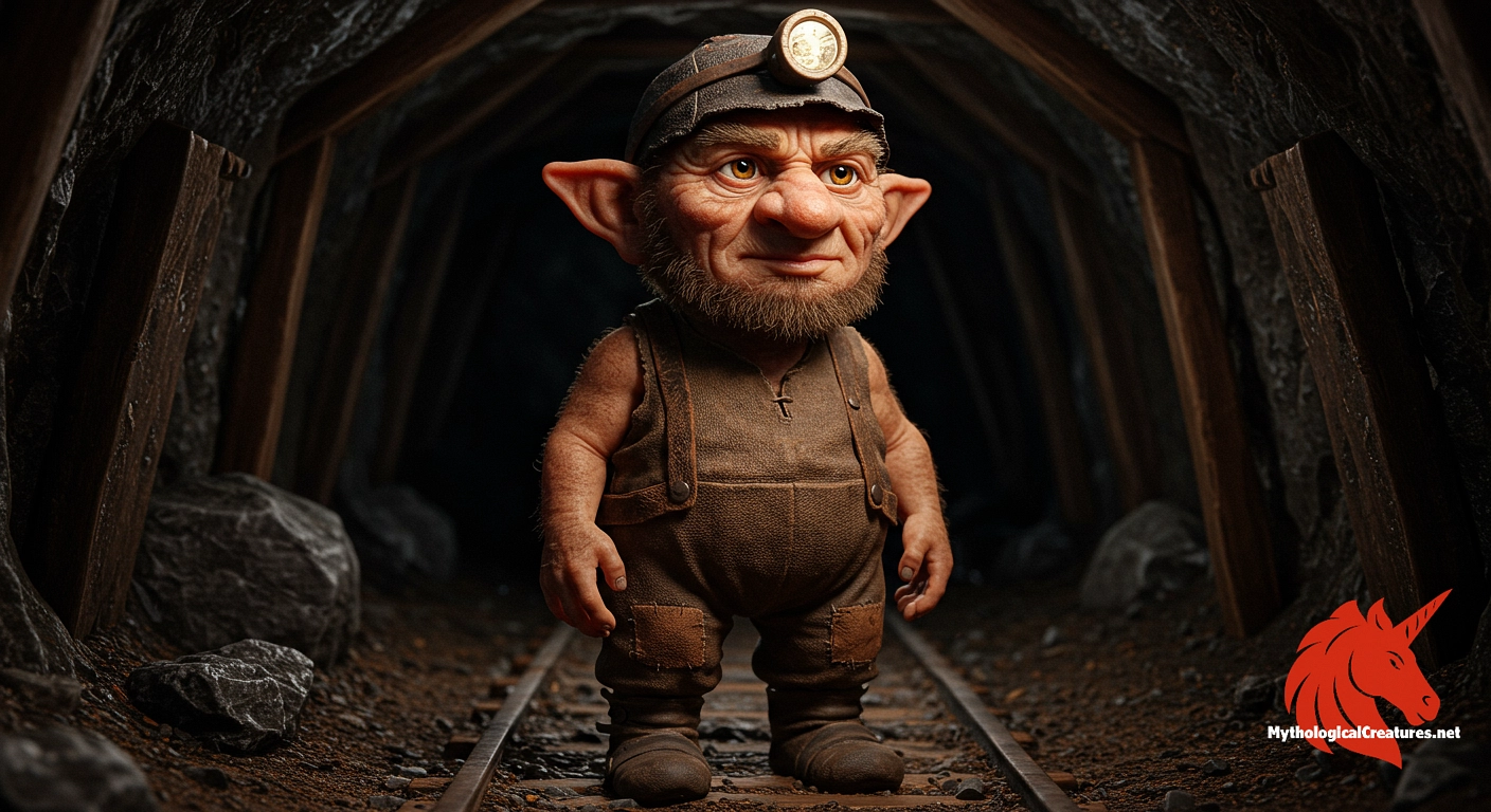 Coblyn - Coblyn are significant as benevolent spirits that provide guidance to miners, symbolising the mysterious forces of the earth in Welsh folklore.