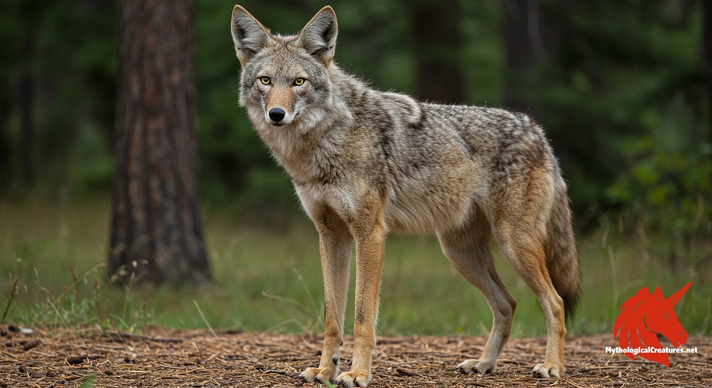 Coyote - Represents the dual nature of wisdom and folly, often imparting lessons through his cunning and misadventures.