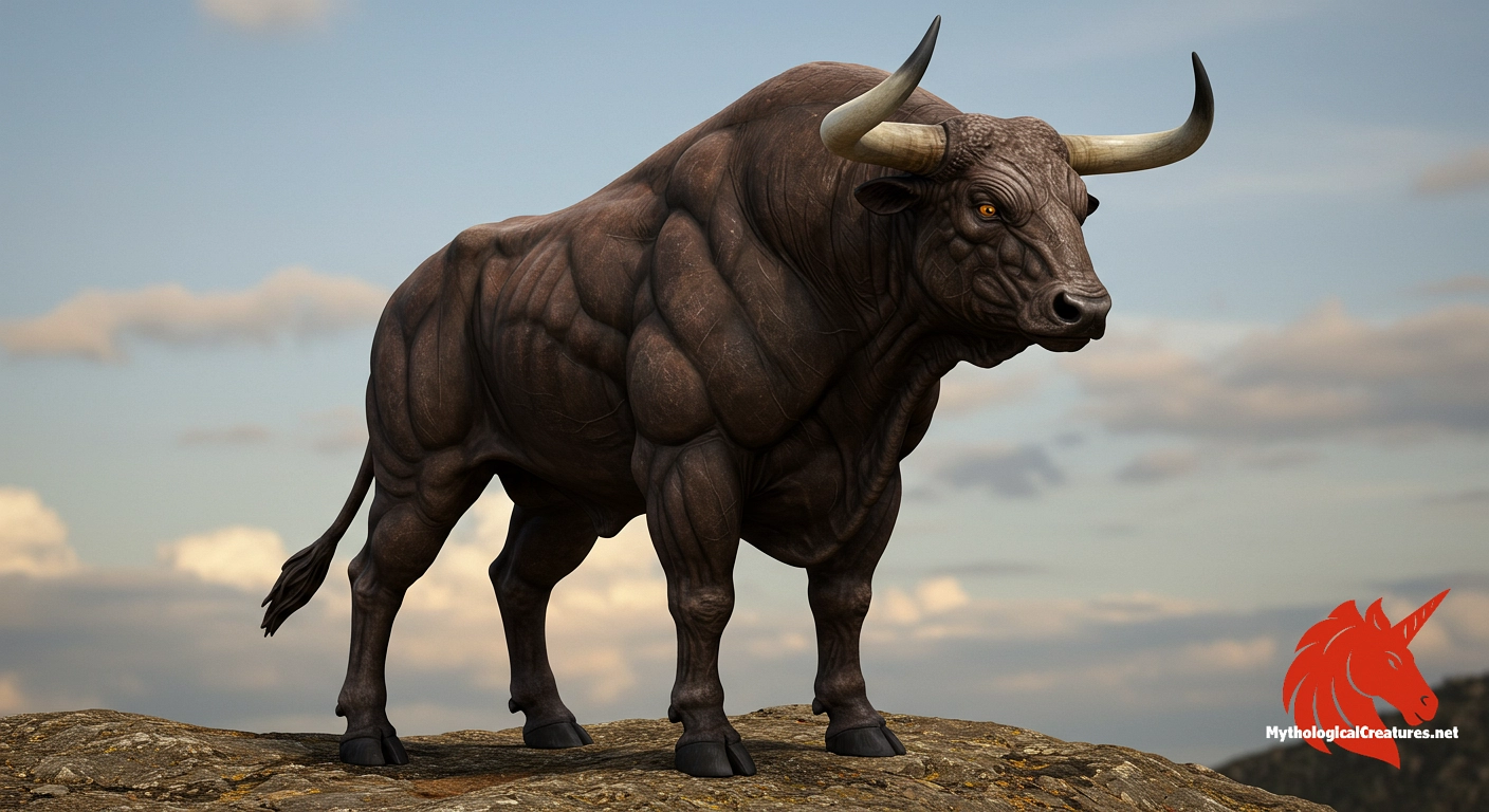 Cretan Bull - The Cretan Bull is central to the myth of the Minotaur, symbolising raw, untamed power and playing a key role in the legendary labours of Hercules.