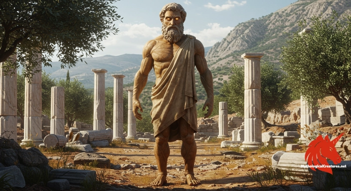 Depiction of Cronus Discover another mythical creature