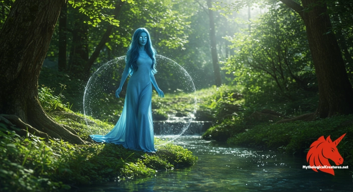 Depiction of Cyane Discover another mythical creature