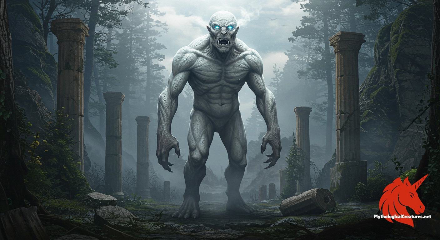 Div-e Sepid - Represents chaos and malevolence, and his defeat by Rostam symbolises the triumph of good over evil in Persian mythology Div-e Sepid - Represents chaos and malevolence, and his defeat by Rostam symbolises the triumph of good over evil in Persian mythology