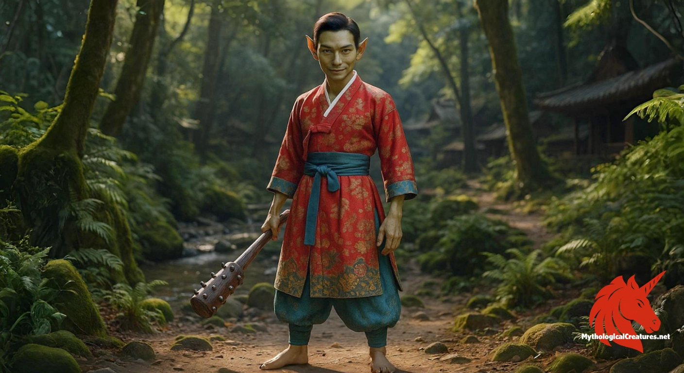 Dokkaebi - Dokkaebi embody the dual qualities of benevolence and mischief, reflecting the enigmatic forces of nature in Korean folklore.