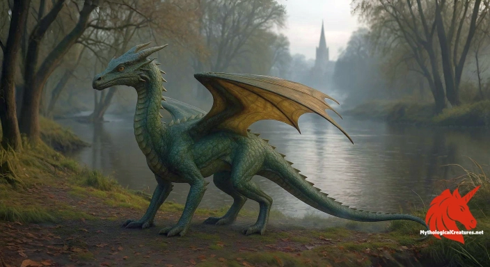 Depiction of Dragon of Mordiford Discover another mythical creature