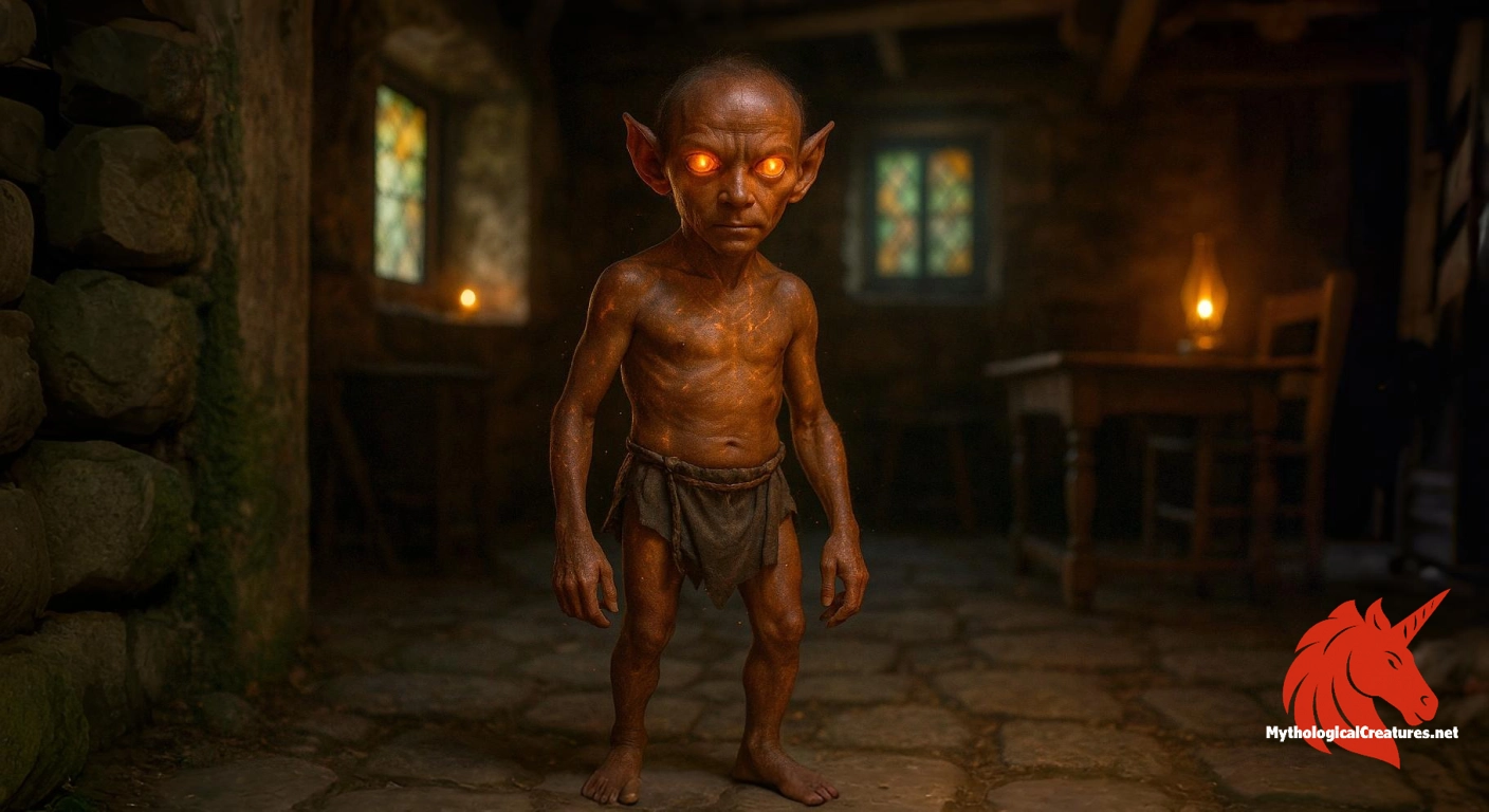 Drak - Represents the complex, ambiguous nature of domestic spirits in German folklore, combining elements of protection with the propensity for mischief.