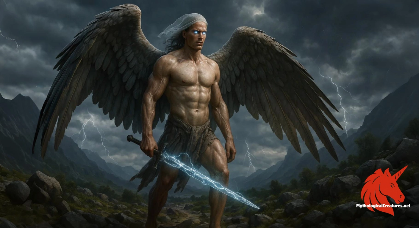 Drangue - Symbolises the eternal struggle between light and darkness, order and chaos, and embodies cosmic renewal through his celestial battles