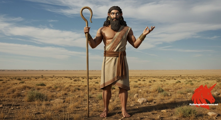 Depiction of Dumuzid Discover another mythical creature