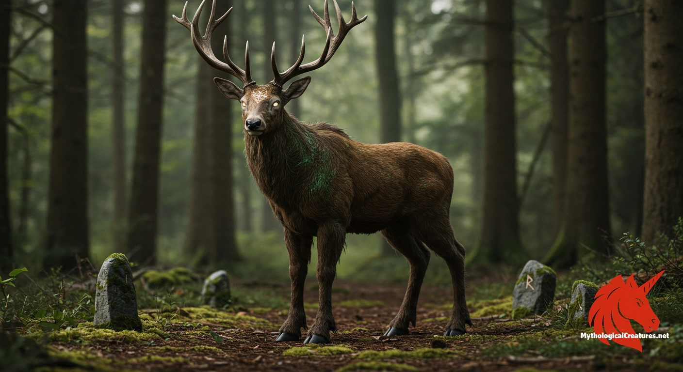 Dvalinn - Dvalinn’s portrayal as both a dwarf and one of Yggdrasill’s stags underscores themes of dormancy, transformation, and the interconnected cosmic order in Norse mythology.