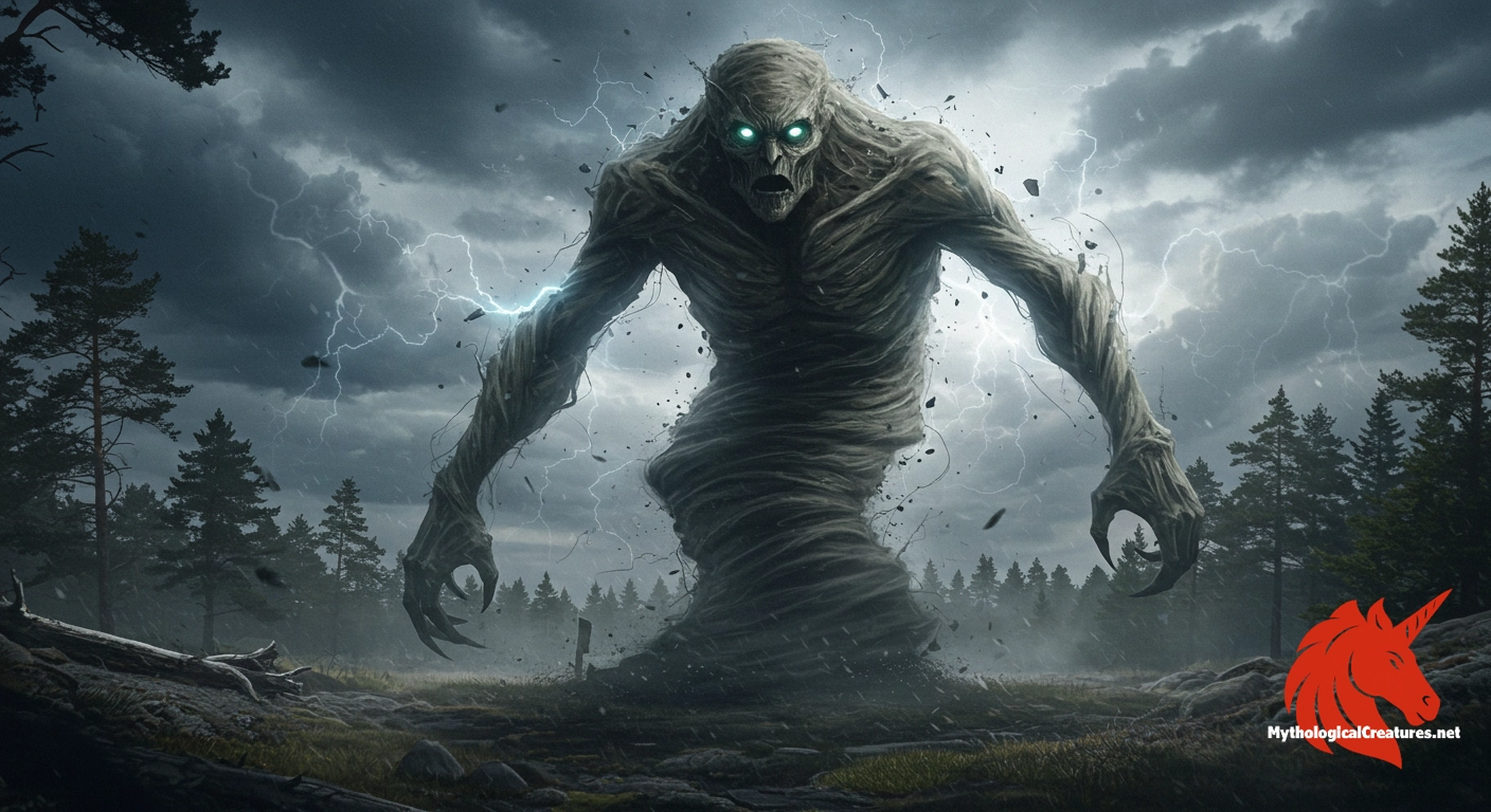 Ebajalg - Represents the chaotic and destructive power of nature, serving as a cautionary figure in folklore. Ebajalg - Represents the chaotic and destructive power of nature, serving as a cautionary figure in folklore.