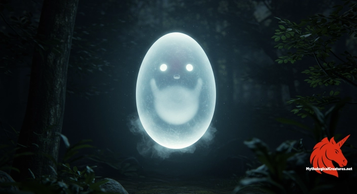 Depiction of Egg ghost Discover another mythical creature