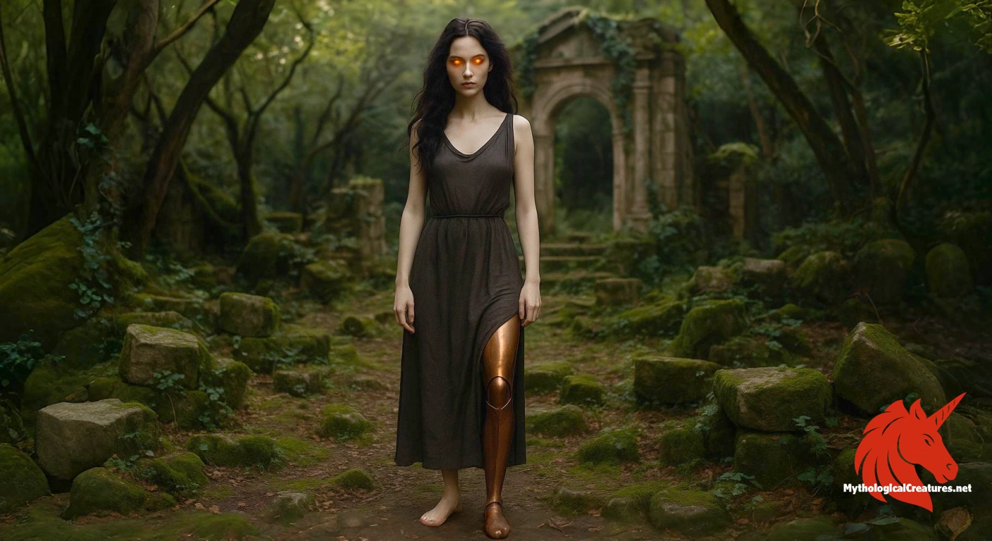 Empusa - Empusa serves as a cautionary figure representing the dangers of succumbing to seductive and deceptive supernatural forces.