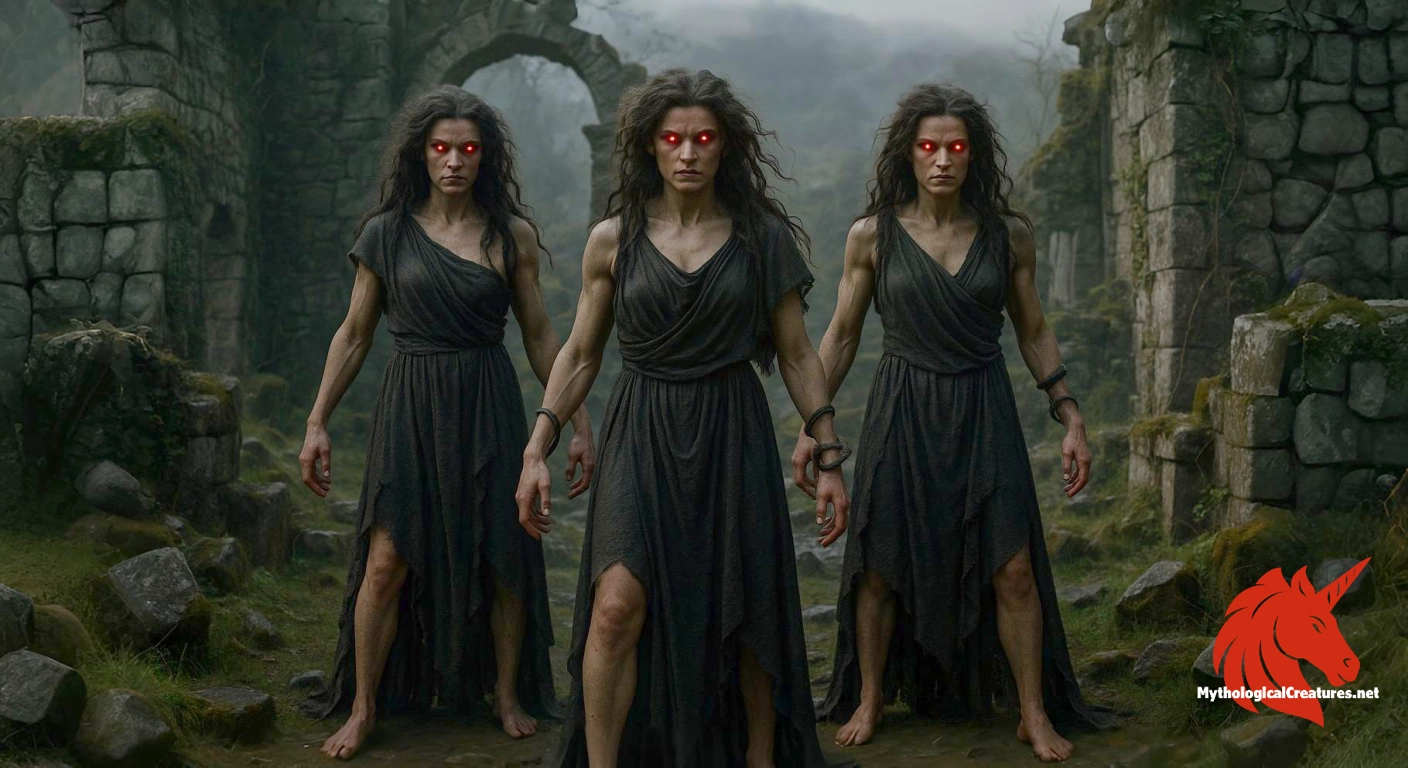 Erinyes - They personify the act of divine retribution, ensuring that crimes such as perjury are met with relentless vengeance. Erinyes - They personify the act of divine retribution, ensuring that crimes such as perjury are met with relentless vengeance.