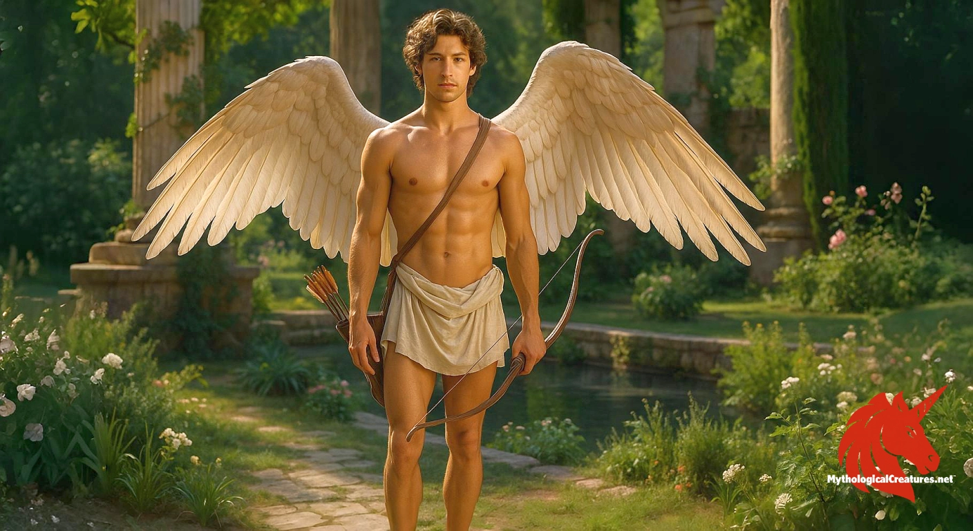 Eros - Eros is a pivotal figure whose arrows inspire love among both gods and mortals, influencing art and culture through the ages.