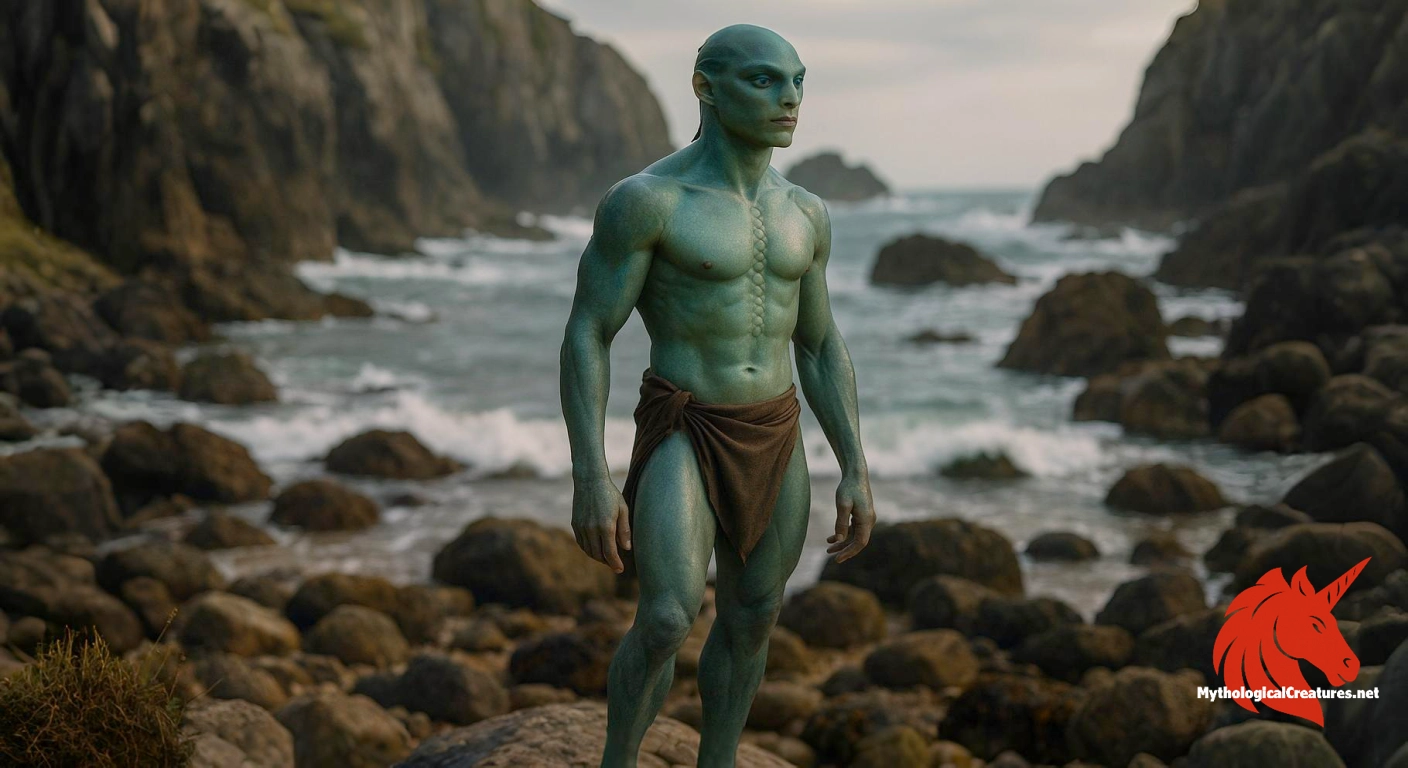 Fish-man - Represents the mysteries of the sea and the transformative impact of maritime tragedies on human existence.