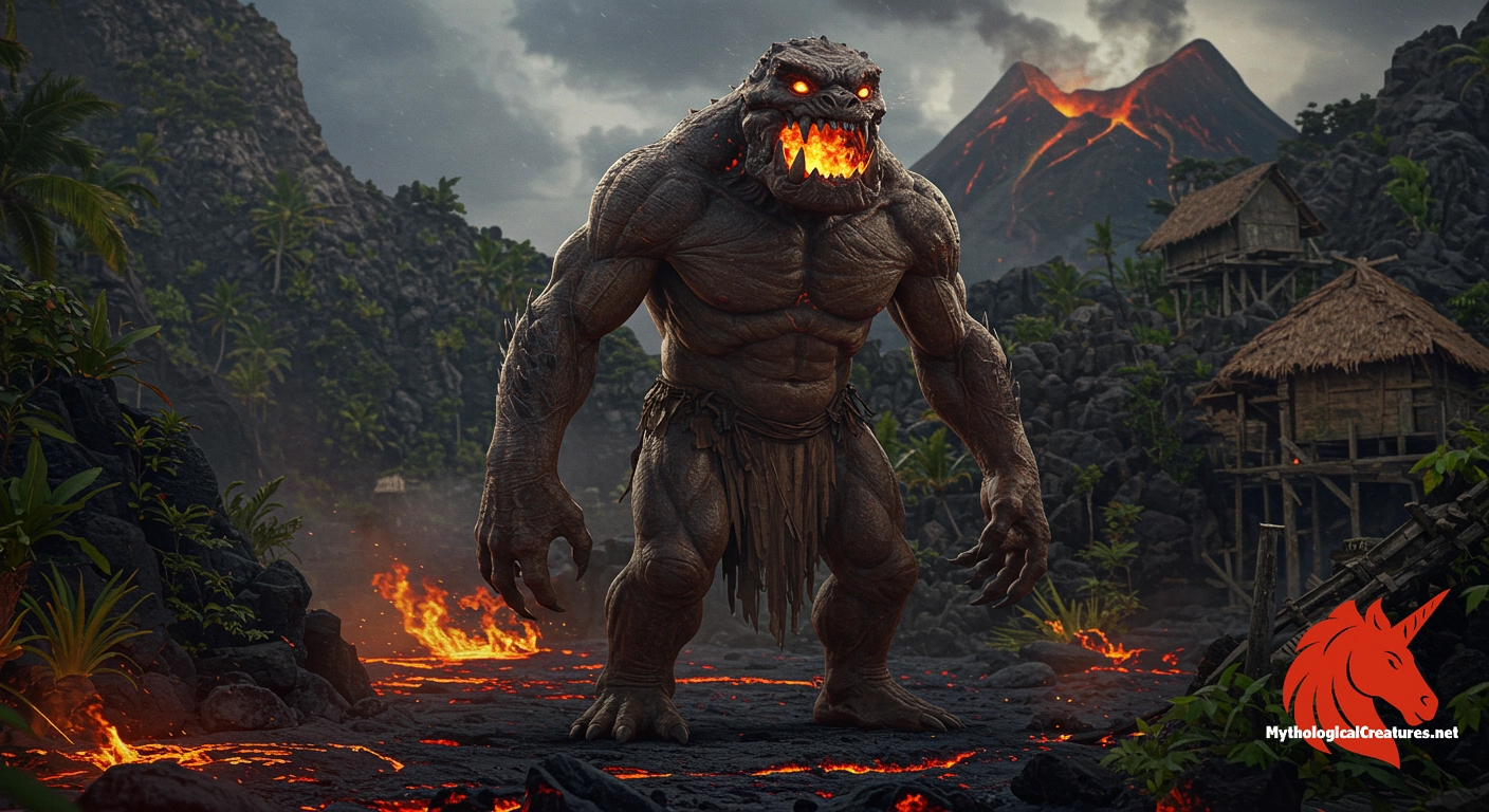 Flaming Teeth - The story of Flaming Teeth explains the mythic origin of fire in Fijian culture, symbolizing the paradox of destruction and creation. Flaming Teeth - The story of Flaming Teeth explains the mythic origin of fire in Fijian culture, symbolizing the paradox of destruction and creation.