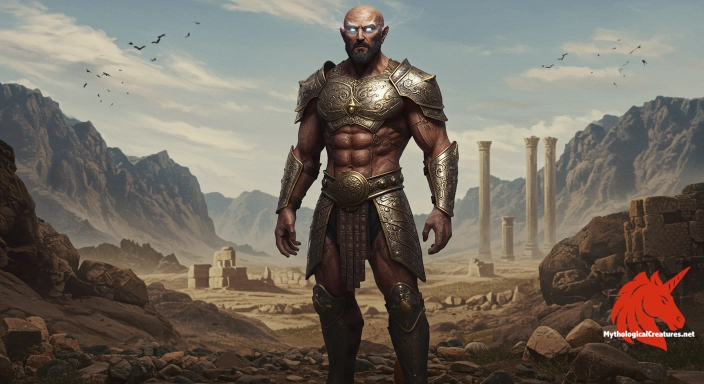 Depiction of Garshasp Discover another mythical creature