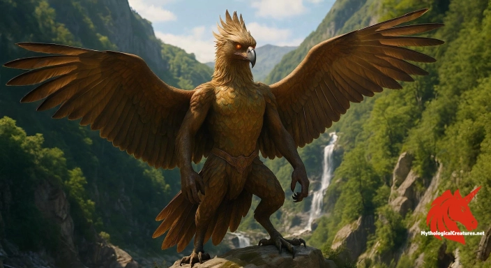 Depiction of Garuda Discover another mythical creature
