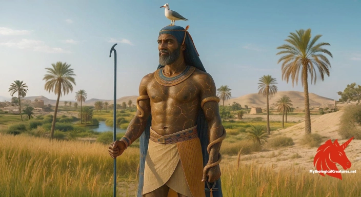 Depiction of Geb Discover another mythical creature