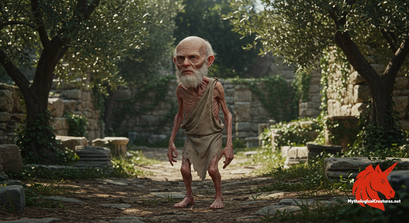 Geras - Represents the inevitable decline and the passage of time, serving as a counterpoint to youth. Geras - Represents the inevitable decline and the passage of time, serving as a counterpoint to youth.