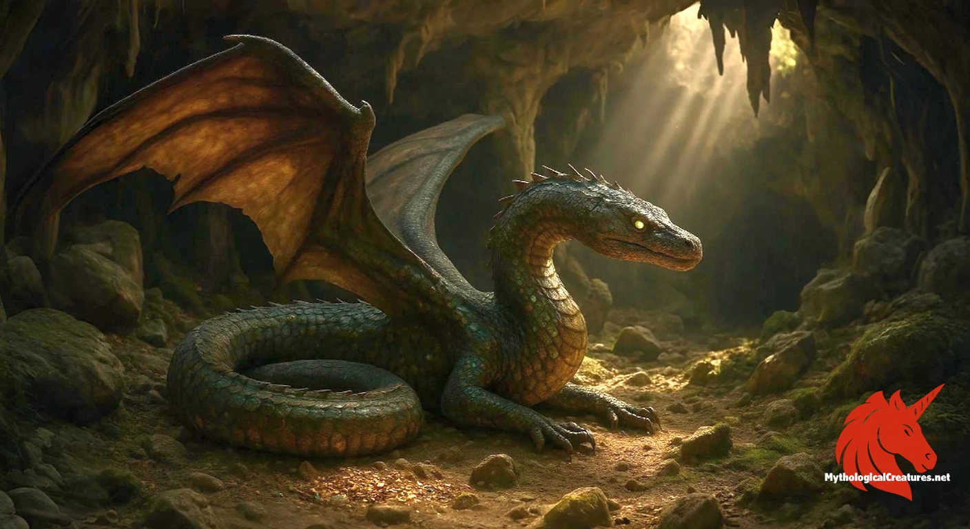 Germanic dragon - Represents the perils of avarice and the chaotic forces in Germanic mythology. Germanic dragon - Represents the perils of avarice and the chaotic forces in Germanic mythology.