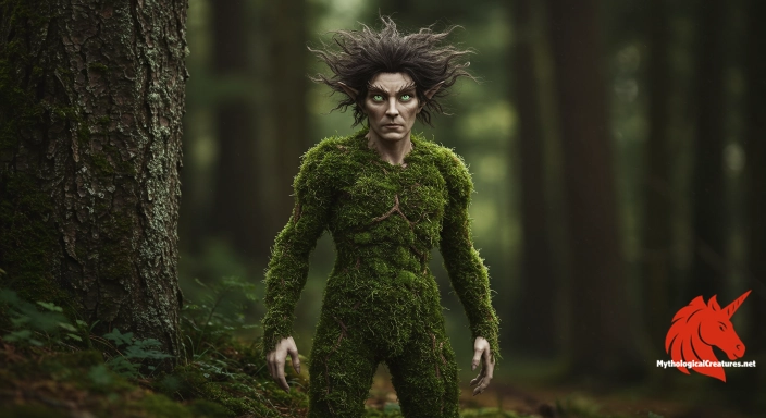 Depiction of Ghillie Dhu Discover another mythical creature