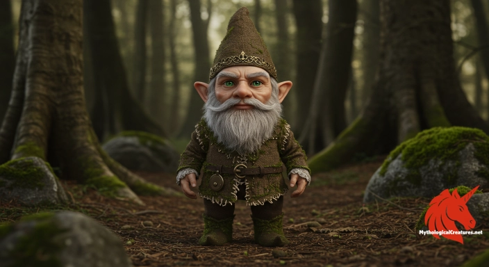 Depiction of Gnome King Kyrië Discover another mythical creature
