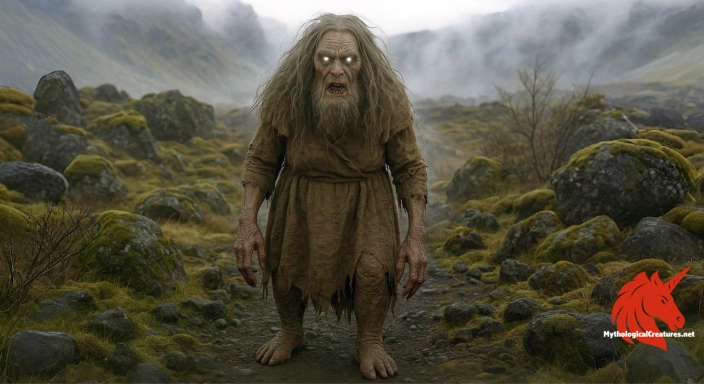 Depiction of Grýla Discover another mythical creature