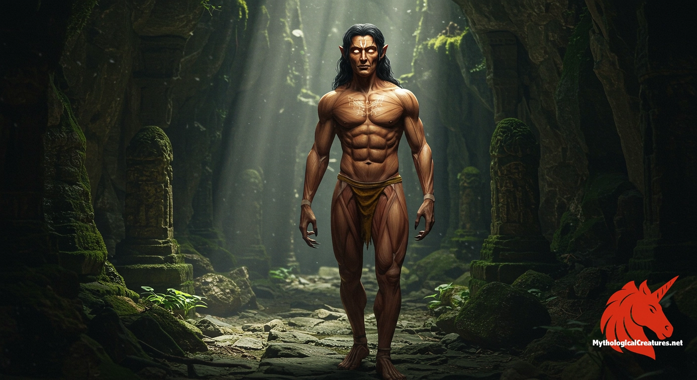 Guhyaka - They embody the mystique of hidden wealth and serve as protectors of divine treasures in Hindu mythology. Guhyaka - They embody the mystique of hidden wealth and serve as protectors of divine treasures in Hindu mythology.