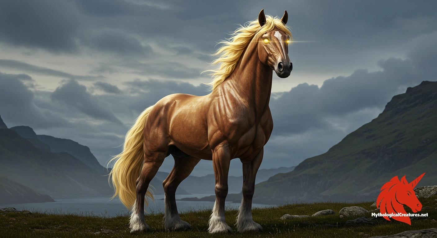 Gullfaxi - Gullfaxi is celebrated for its unparalleled speed and plays a pivotal role in the myth where Thor rewards Magni, highlighting the interplay between the divine and the giants. Gullfaxi - Gullfaxi is celebrated for its unparalleled speed and plays a pivotal role in the myth where Thor rewards Magni, highlighting the interplay between the divine and the giants.