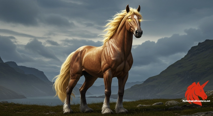 Depiction of Gullfaxi Discover another mythical creature