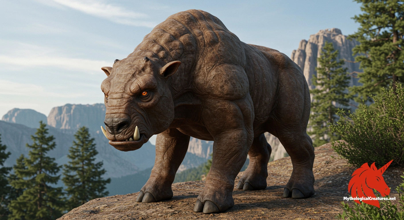 Gumberoo - Represents the mysterious and formidable aspects of the wilderness in American folklore