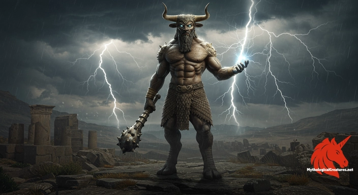 Depiction of Hadad Discover another mythical creature