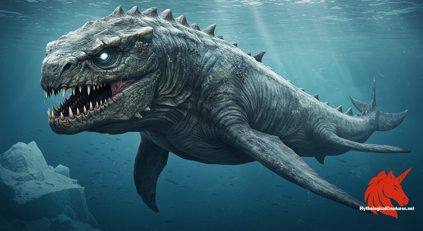 Hafgufa - Represents the blend of mythic terror and natural phenomena, inspiring maritime folklore through exaggerated interpretations of whale feeding behaviours. Hafgufa - Represents the blend of mythic terror and natural phenomena, inspiring maritime folklore through exaggerated interpretations of whale feeding behaviours.