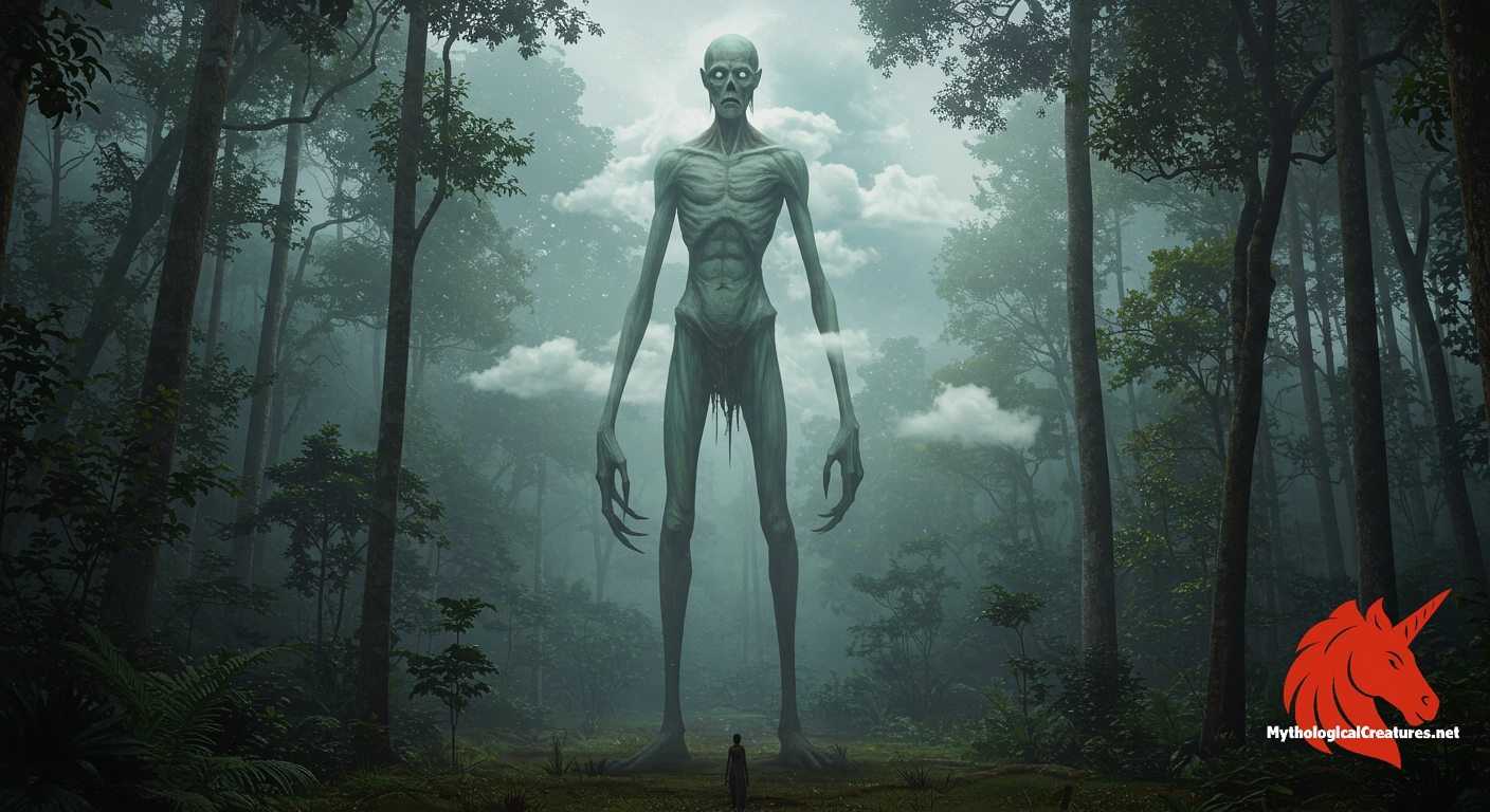 Hantu Tinggi - Represents the mysterious and sometimes ominous presence of the spirit world in Southeast Asian cultural narratives Hantu Tinggi - Represents the mysterious and sometimes ominous presence of the spirit world in Southeast Asian cultural narratives