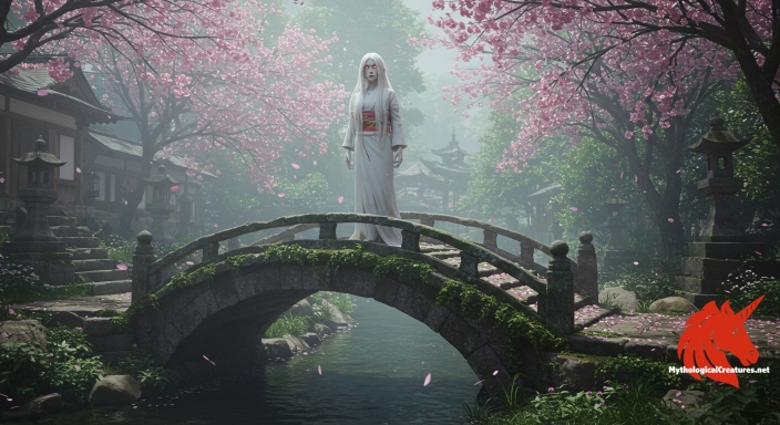 Depiction of Hashihime Discover another mythical creature