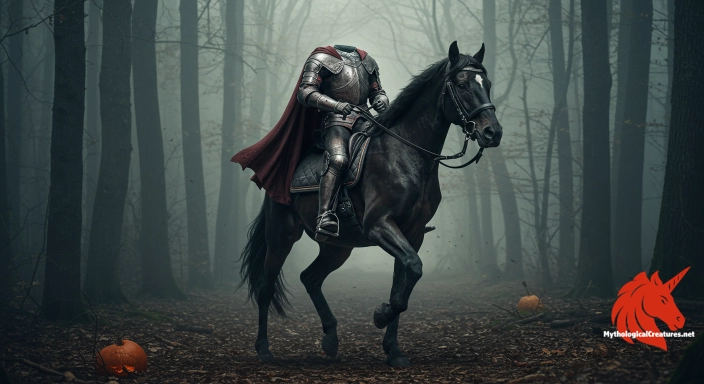 Depiction of Headless Horseman Discover another mythical creature