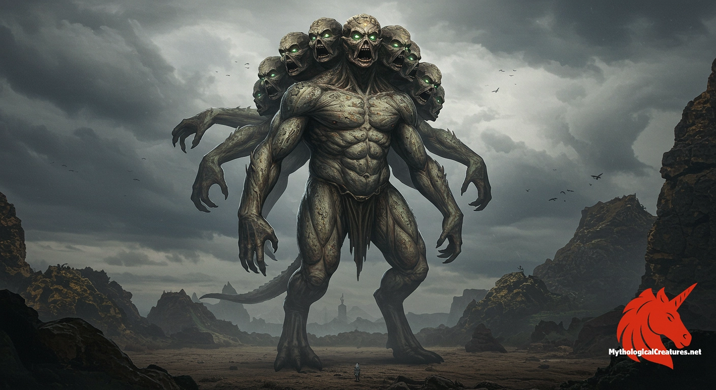 Hecatoncheires - They embody the overwhelming force of primordial chaos harnessed by the gods to establish cosmic order. Hecatoncheires - They embody the overwhelming force of primordial chaos harnessed by the gods to establish cosmic order.