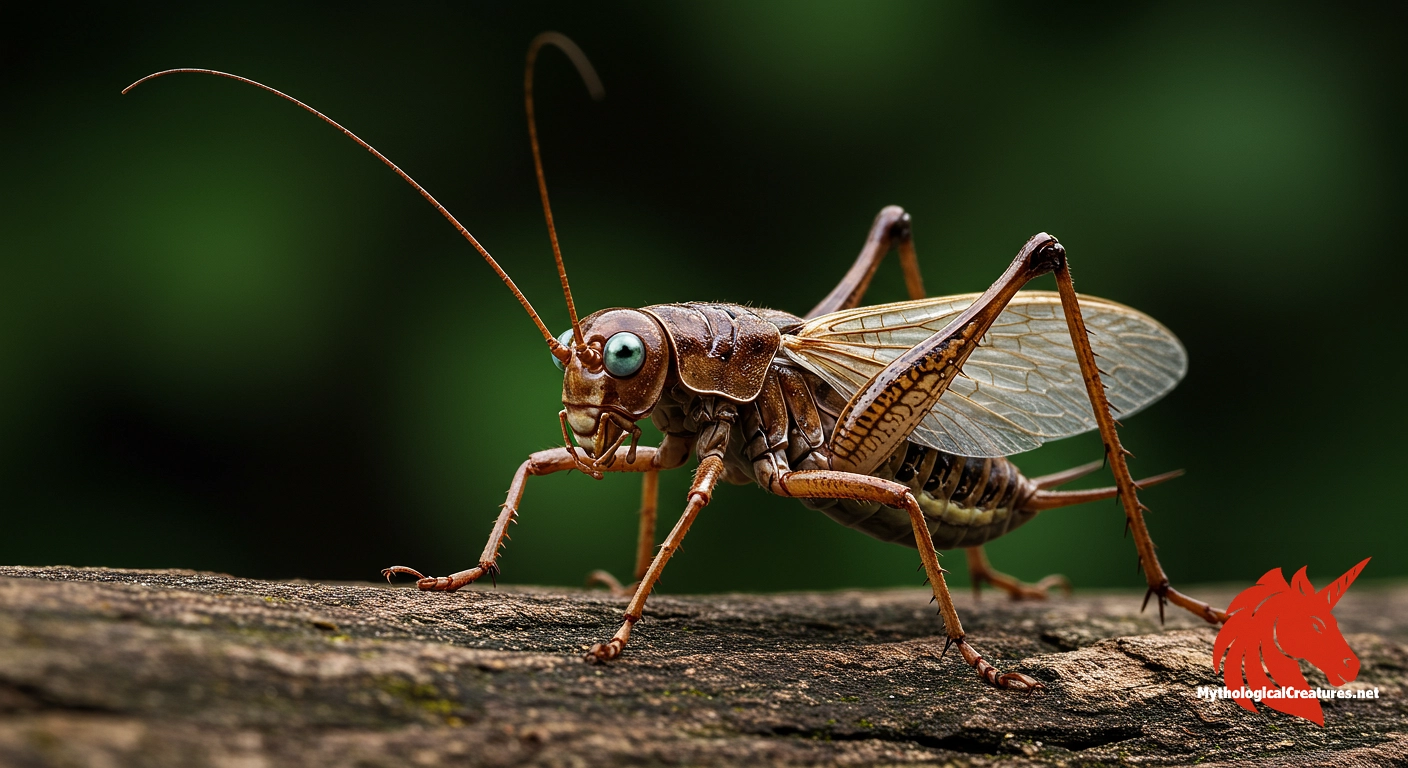Heimchen - Represents both a domestic guardian and an omen, reflecting the complex interplay of benevolent and cautionary symbols in German folklore.