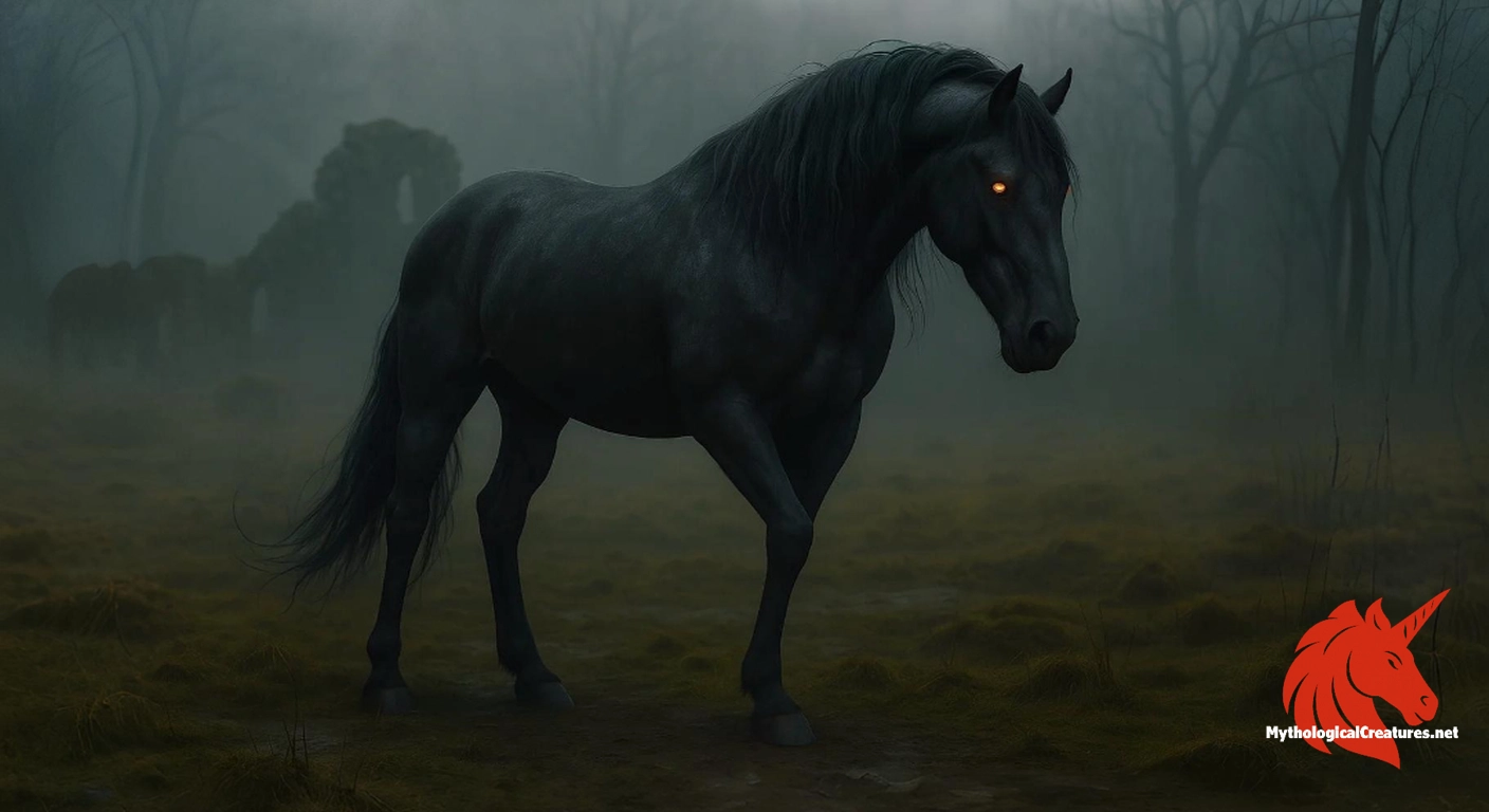 Helhest - Its appearance is regarded as an ominous sign foretelling death and illness.