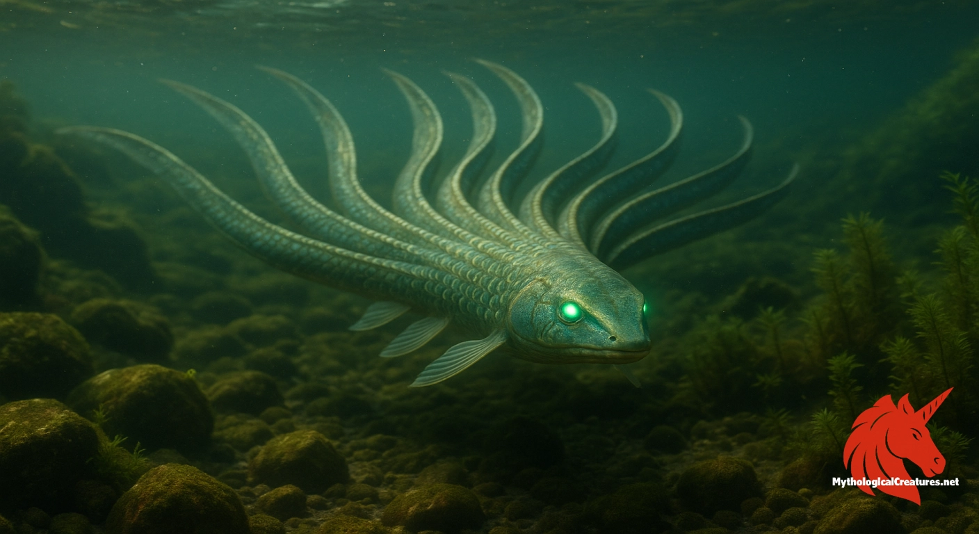 Heluo fish - Represents themes of unity and multiplicity, reflecting the enigmatic nature of mythological creatures.