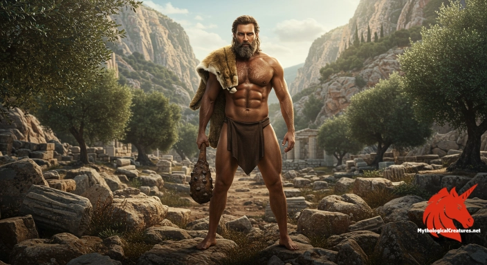 Depiction of Heracles Discover another mythical creature