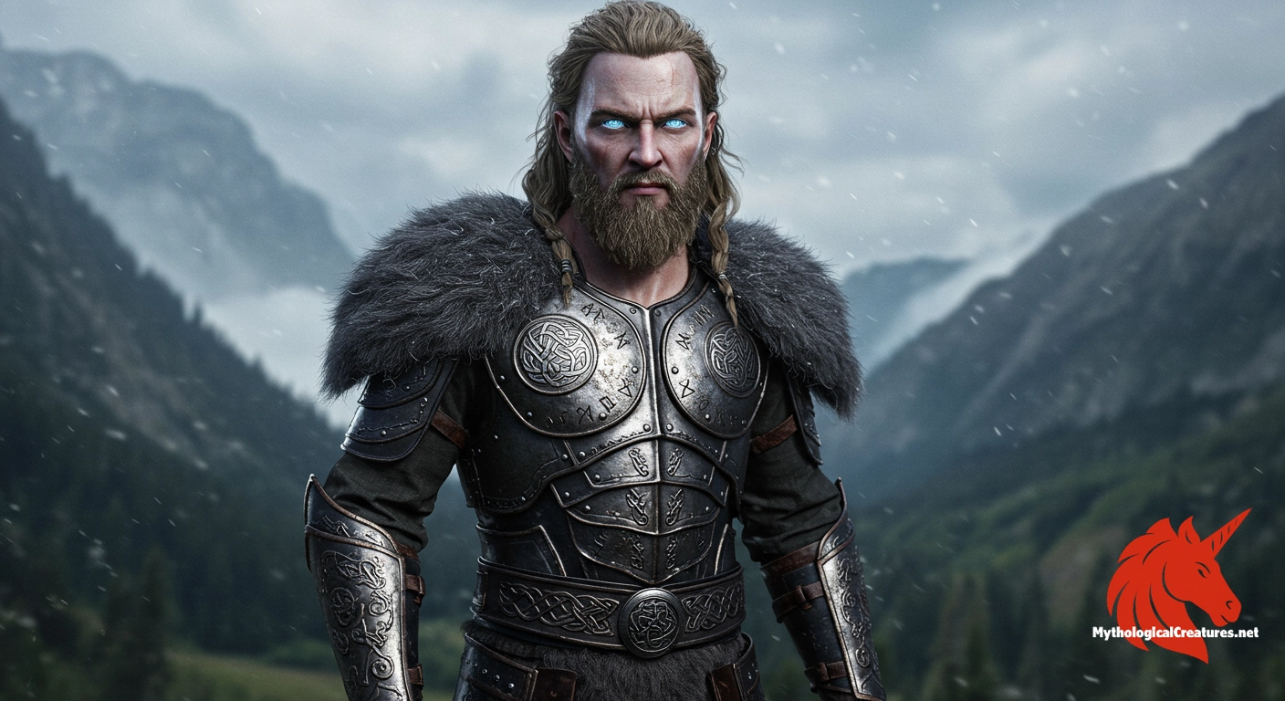 Hermóðr - Hermóðr is celebrated for his valiant journey to the underworld to negotiate the return of his brother Baldr, symbolizing bravery, loyalty, and self-sacrifice in Norse lore. Hermóðr - Hermóðr is celebrated for his valiant journey to the underworld to negotiate the return of his brother Baldr, symbolizing bravery, loyalty, and self-sacrifice in Norse lore.