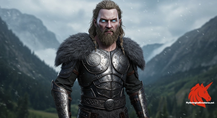 Depiction of Hermóðr Discover another mythical creature