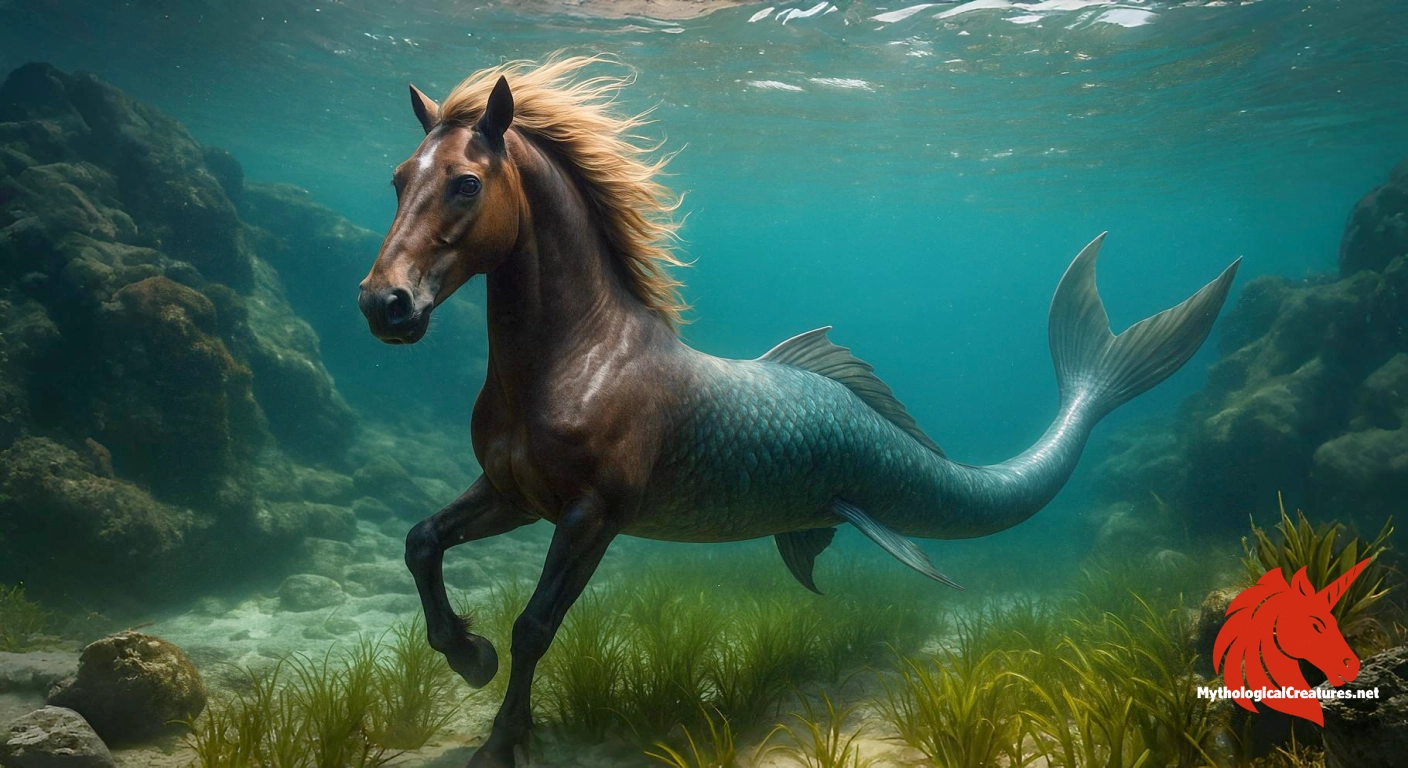 Hippocampus - Represents the union of terrestrial and aquatic realms and the power of the sea in classical mythology