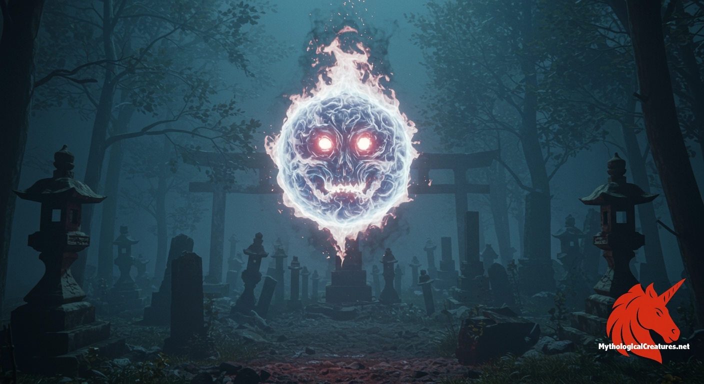 Hitodama - Hitodama serve as a reminder of the transient nature of life and the spiritual journey of the soul after death.