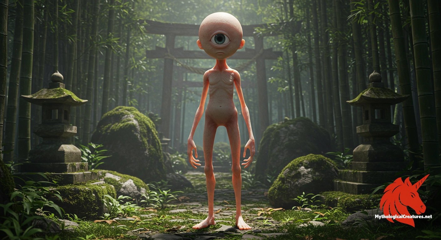 Hitotsume-kozō - Hitotsume-kozō embody the mysterious and unpredictable aspects of the spirit world in Japan, reminding people that not all apparitions are malevolent.